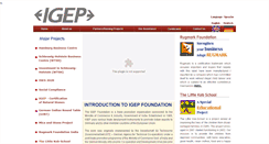 Desktop Screenshot of igep.org