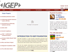 Tablet Screenshot of igep.org
