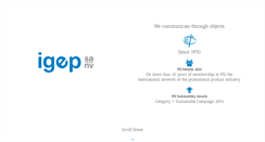 Desktop Screenshot of igep.eu