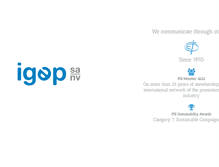 Tablet Screenshot of igep.eu